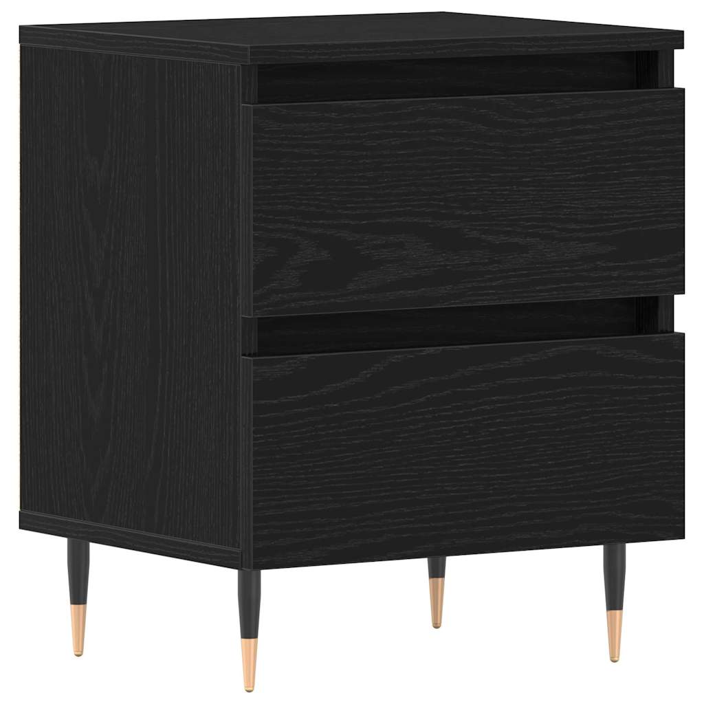 Cabinet de chevet Chêne noir 40 x 35 x 50 cm Bois d'ingénierie - XIOS
