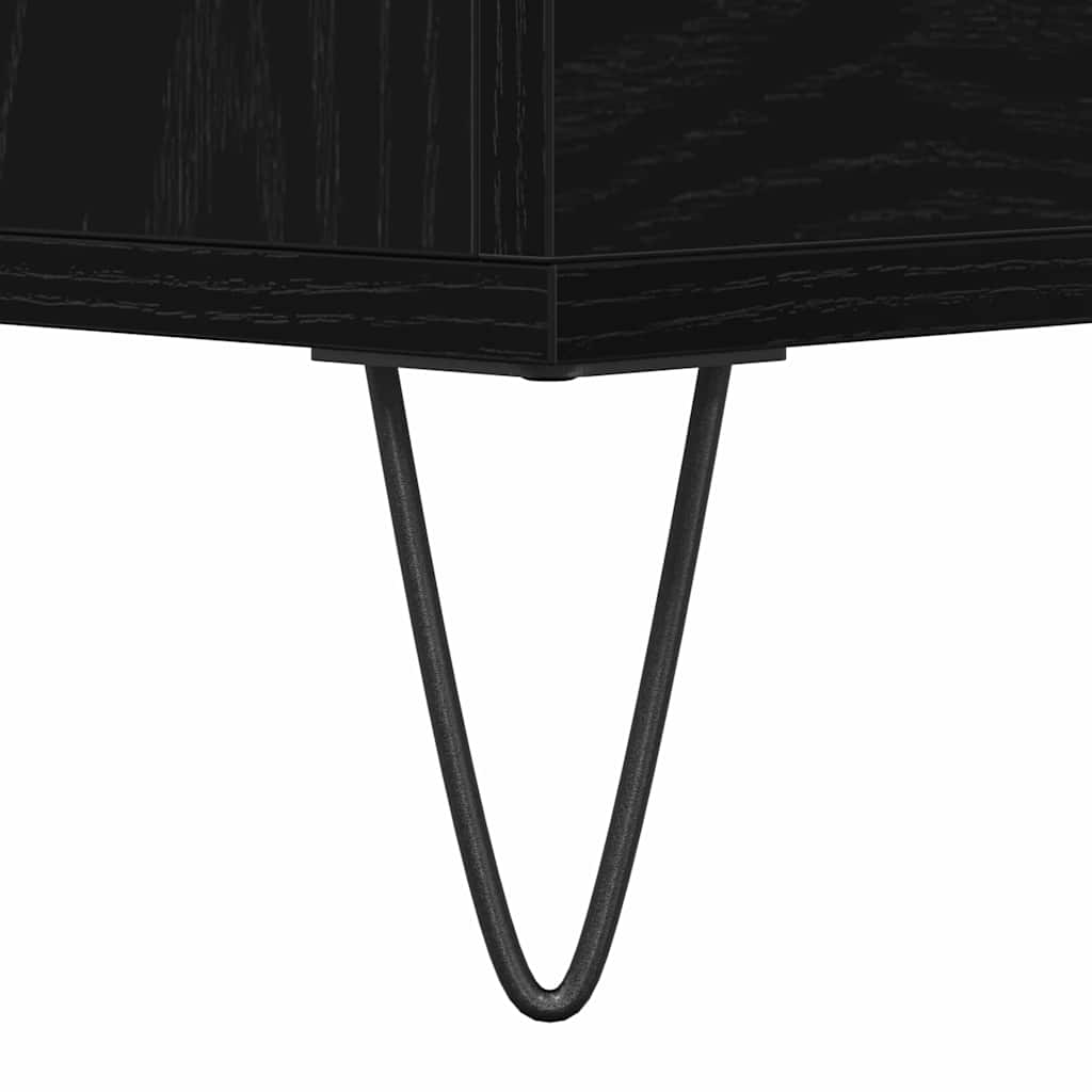 Buffet avec tiroir Chêne noir 60 x 35 x 70 cm Bois d'ingénierie - XIOS