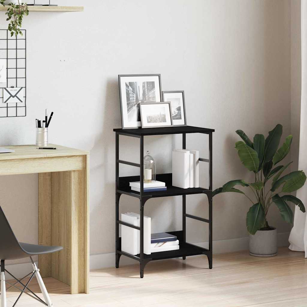 Étagère Chêne noir 50 x 33 x 82 cm Bois d'ingénierie - XIOS