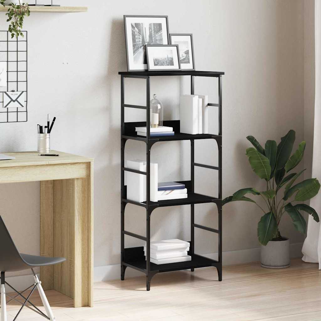 Étagère Chêne noir 50 x 33 x 117.5 cm Bois d'ingénierie - XIOS