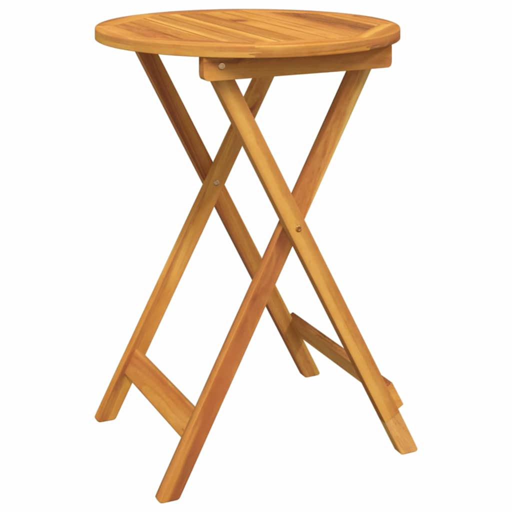 Ensemble bistro de jardin 3 pcs Marron Bois d'Acacia Massif - XIOS