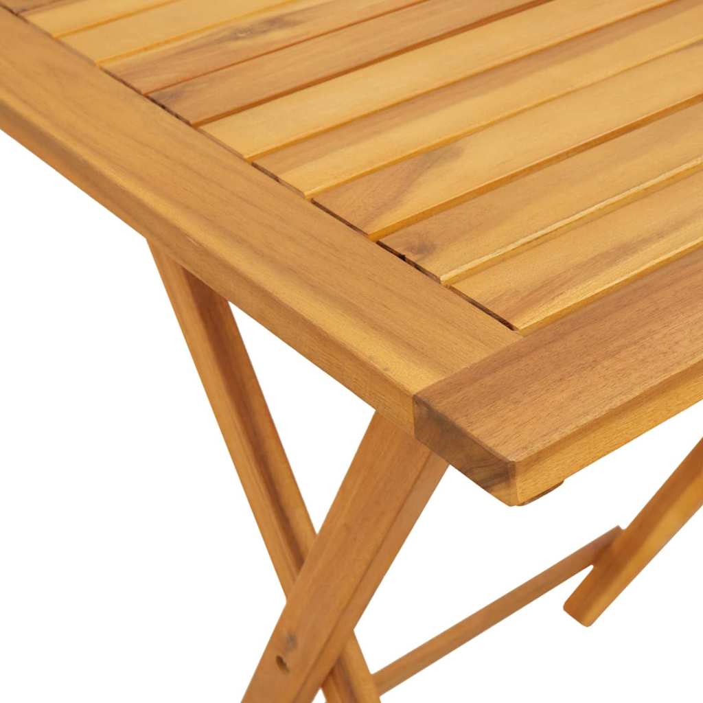 Ensemble bistro de jardin 3 pcs Marron Bois d'Acacia Massif - XIOS