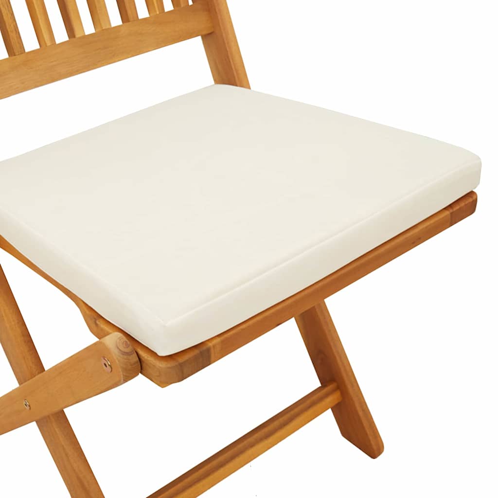 Ensemble bistro de jardin 3 pcs Marron Bois d'Acacia Massif - XIOS