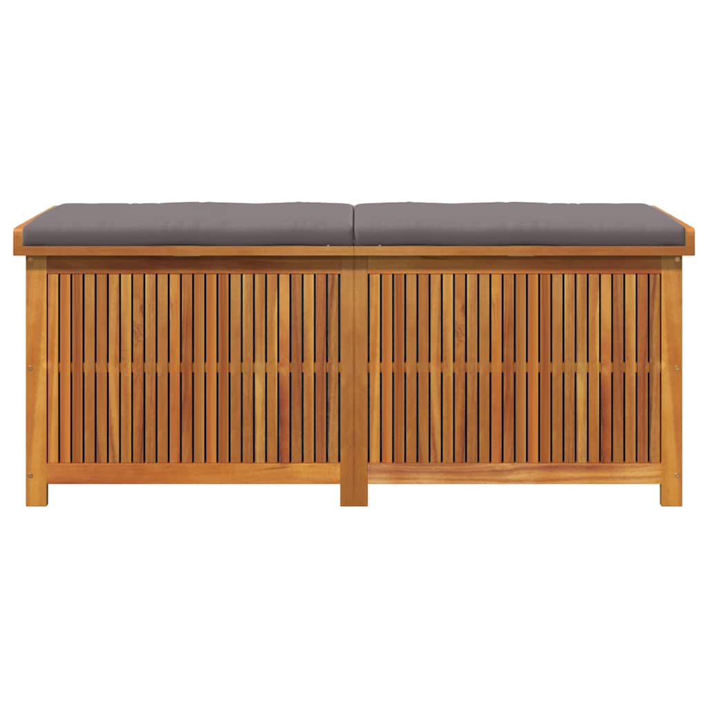 Boîte à coussins d'extérieur 150x50x60,5cm bois massif d'acacia Coffres de jardin vidaXL