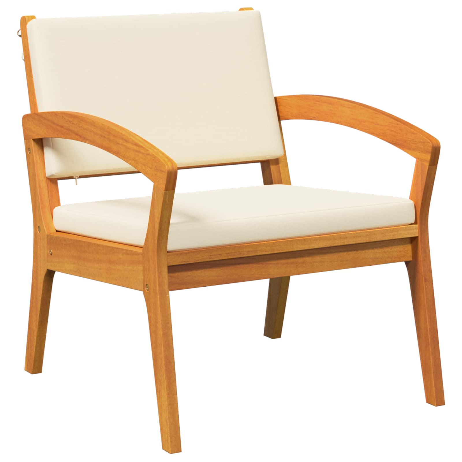 Ensemble bistrot avec coussin 5 pcs Marron Polyester