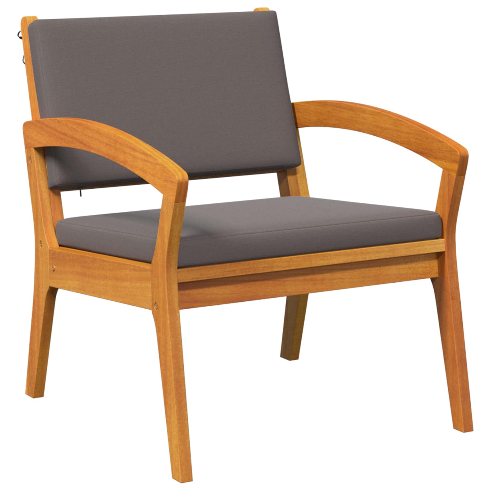 Ensemble bistrot avec coussin 5 pcs Marron Polyester
