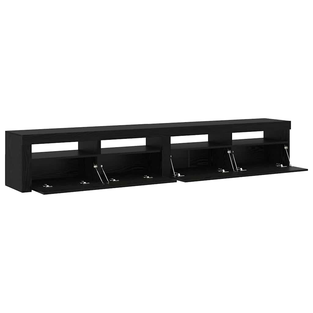 Meubles TV 2 pcs Chêne noir 240 x 35 x 40 cm Bois d'ingénierie - XIOS