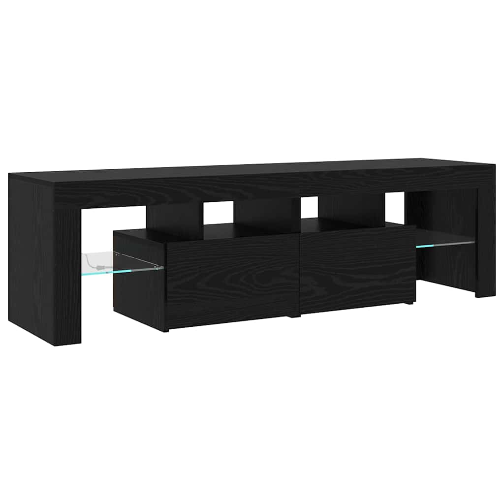 Meubles TV 3 pcs Chêne noir 260 x 36.5 x 40 cm - XIOS