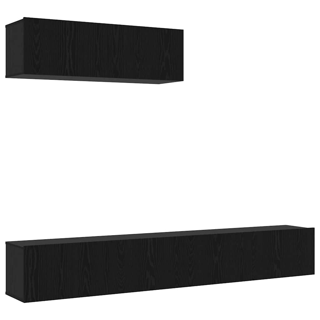 Ensemble meuble TV 3 pcs Chêne noir Bois d'ingénierie - XIOS