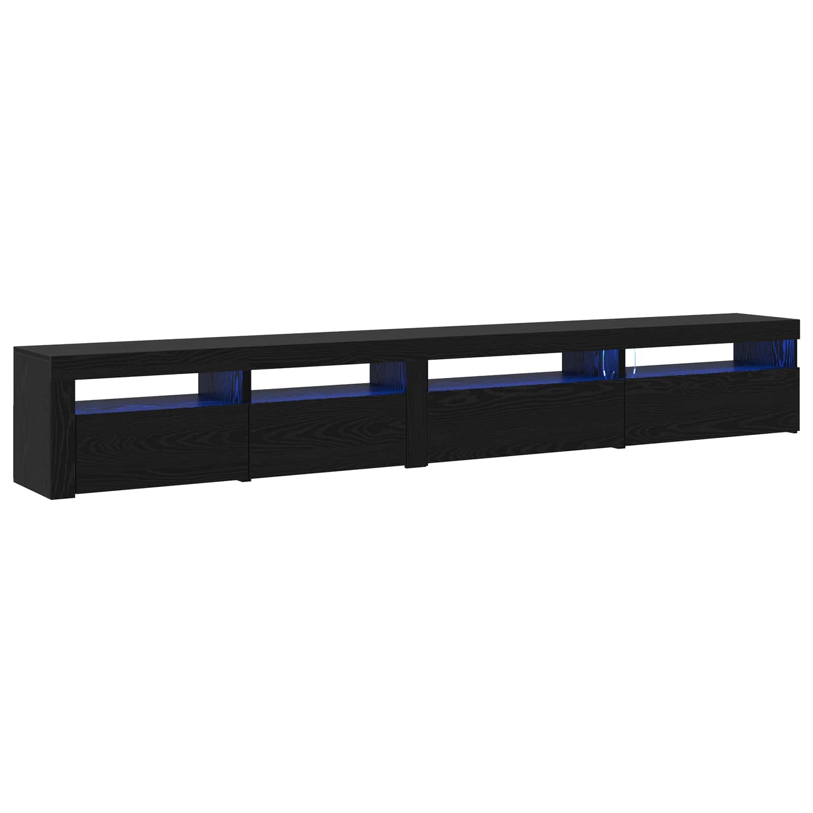 Ensemble meuble TV 3 pcs Chêne noir 270 x 35 x 40 cm - XIOS