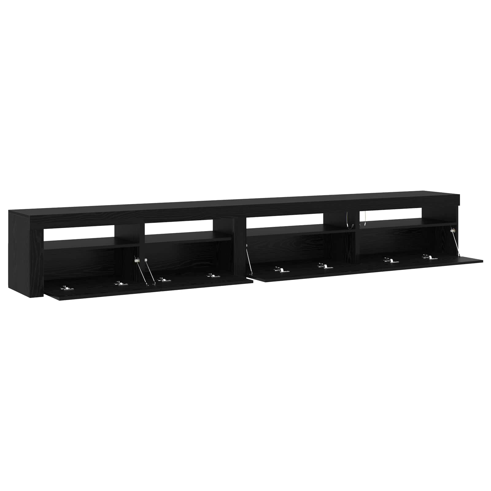 Ensemble meuble TV 3 pcs Chêne noir 270 x 35 x 40 cm - XIOS