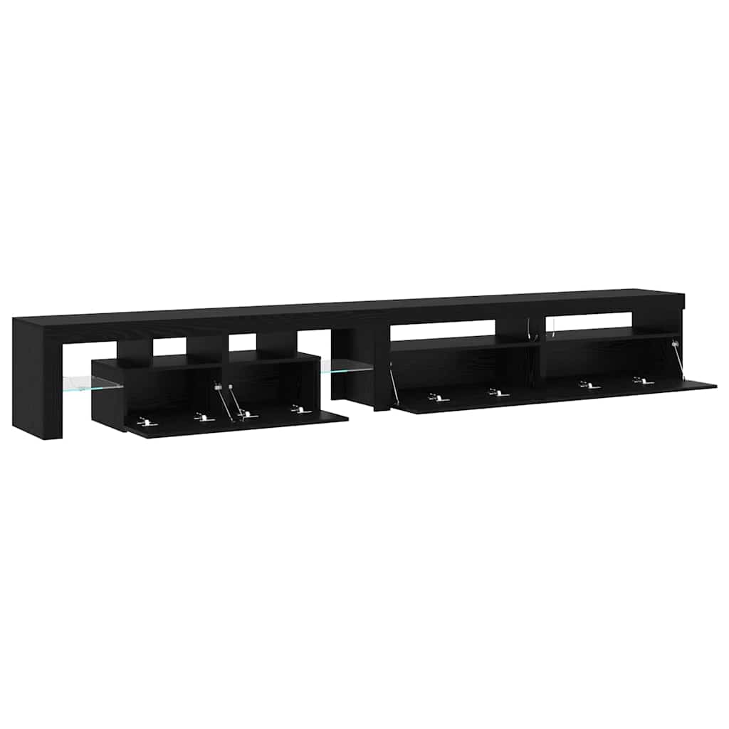 Meubles TV 3 pcs Chêne noir 290 x 36,5 x 40 cm - XIOS