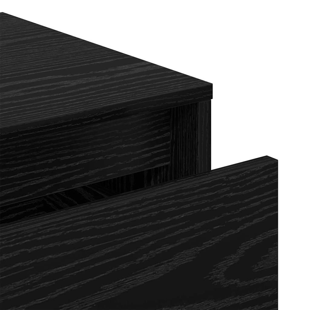 Ensemble de meubles d'entrée 3 pcs Chêne noir 80 x 31 x 40 cm - XIOS