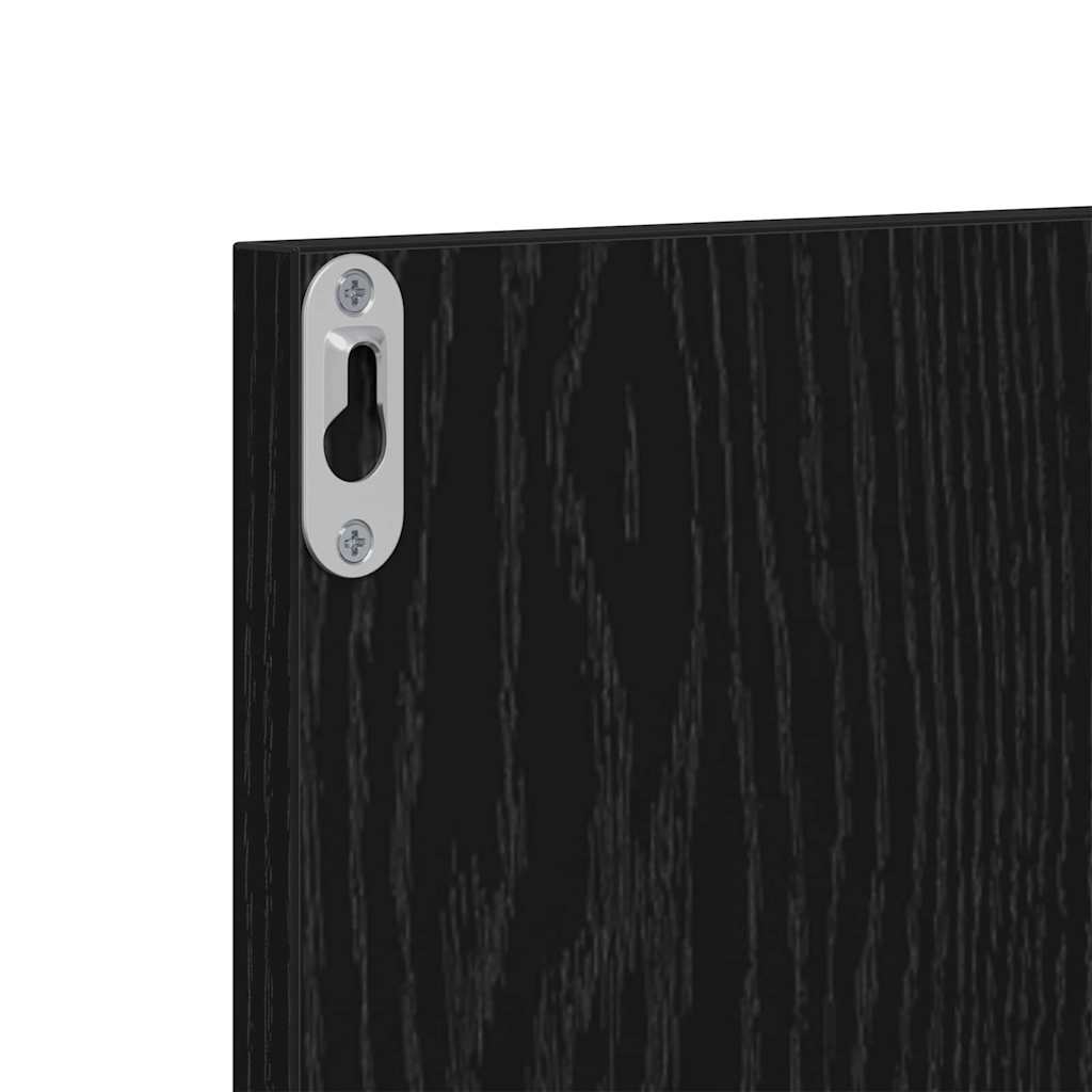 Ensemble de meubles d'entrée 3 pcs Chêne noir 80 x 31 x 40 cm - XIOS