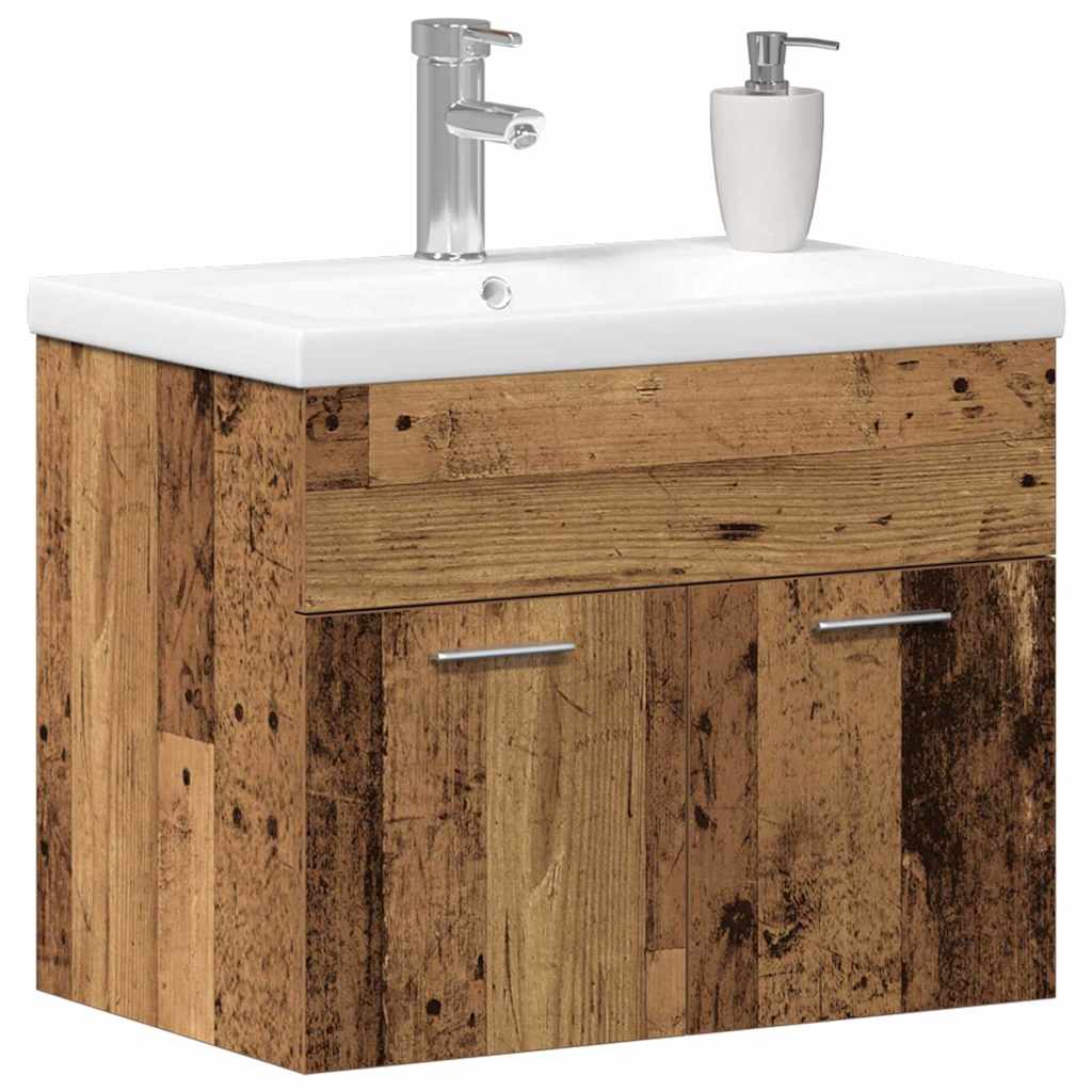 Ensemble de Meubles Montage mural 2 pcs Bois d'ingénierie - XIOS