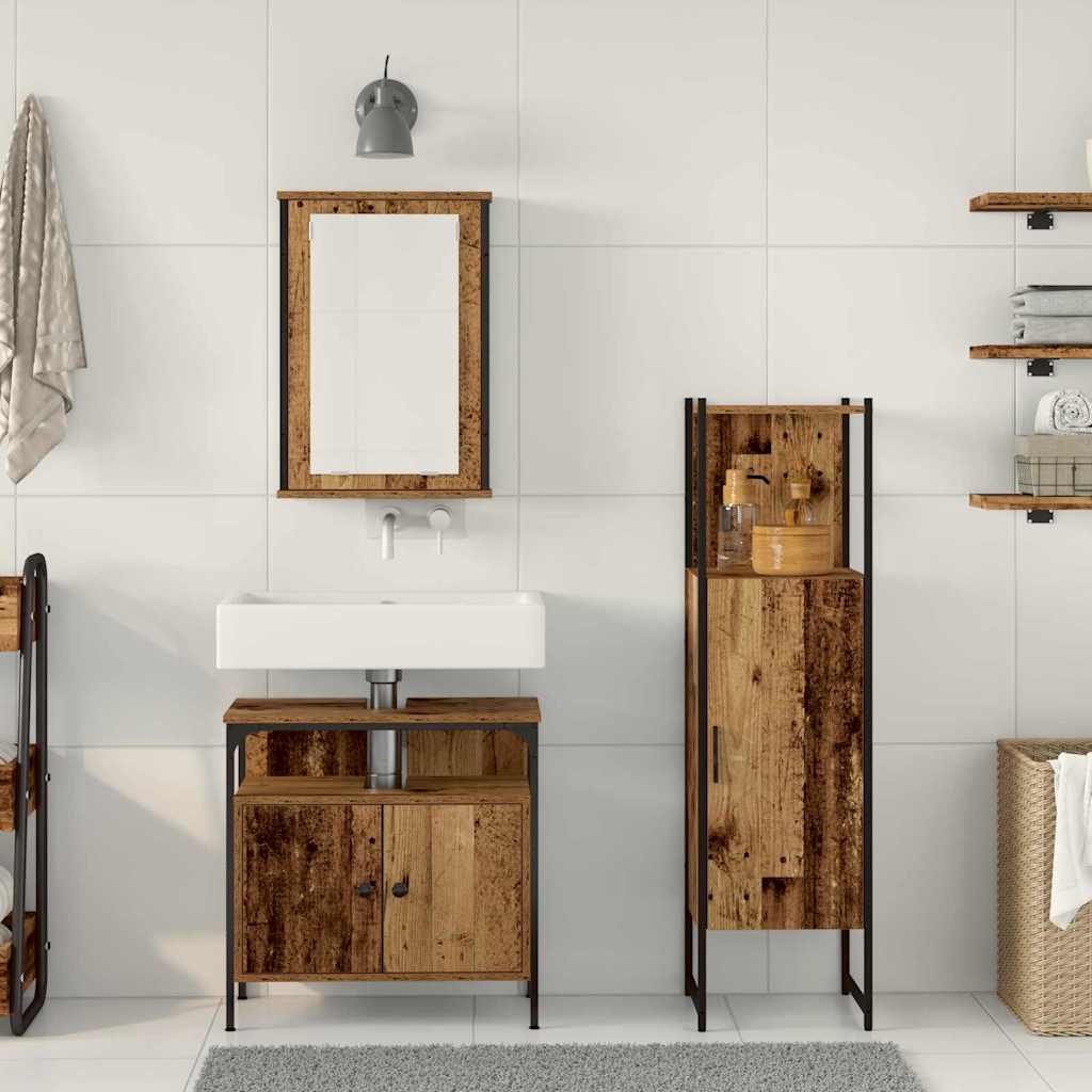 Ensemble de mobilier de salle de bain 3 pc Marron