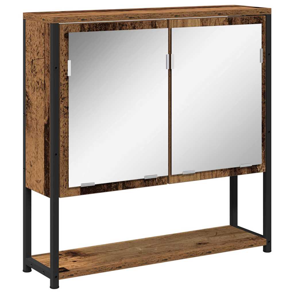 Ensemble de mobilier de salle de bain 3 pièces Marron