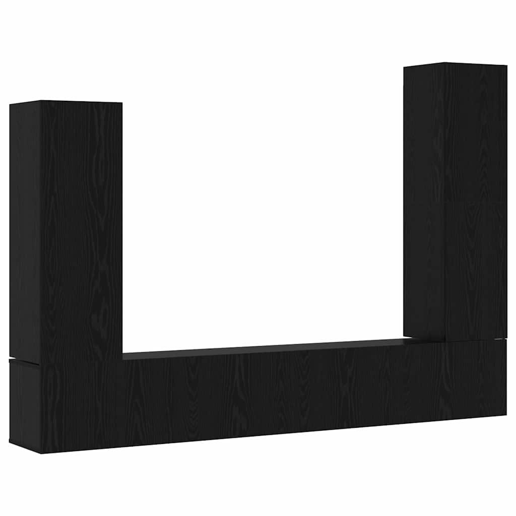 Ensemble meuble TV 4 pcs Chêne noir Bois d'ingénierie - XIOS
