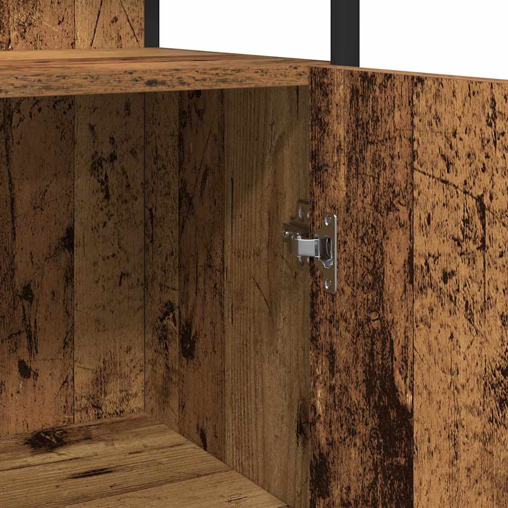 Ensemble de mobilier de salle de bain 4 pc Bois Ancien
