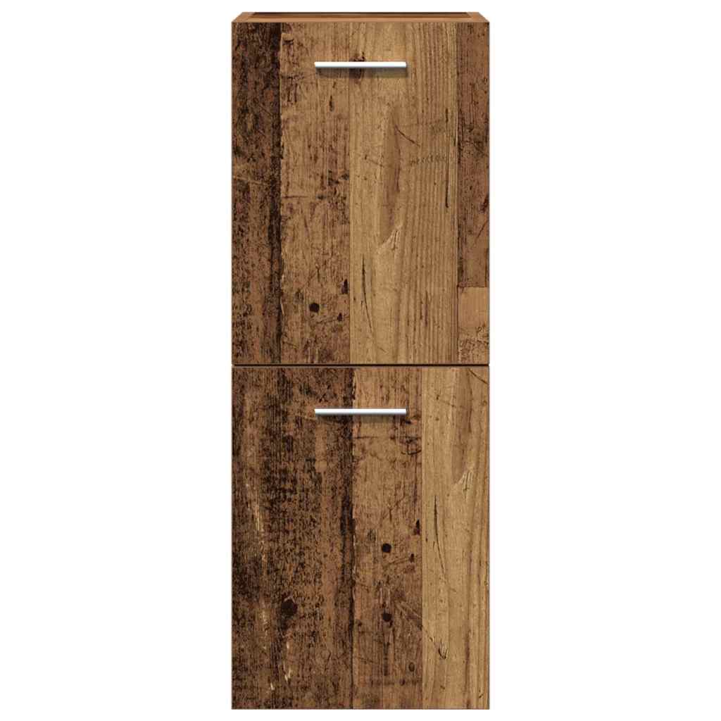 Ensemble de mobilier de salle de bain 4 pc Bois Ancien