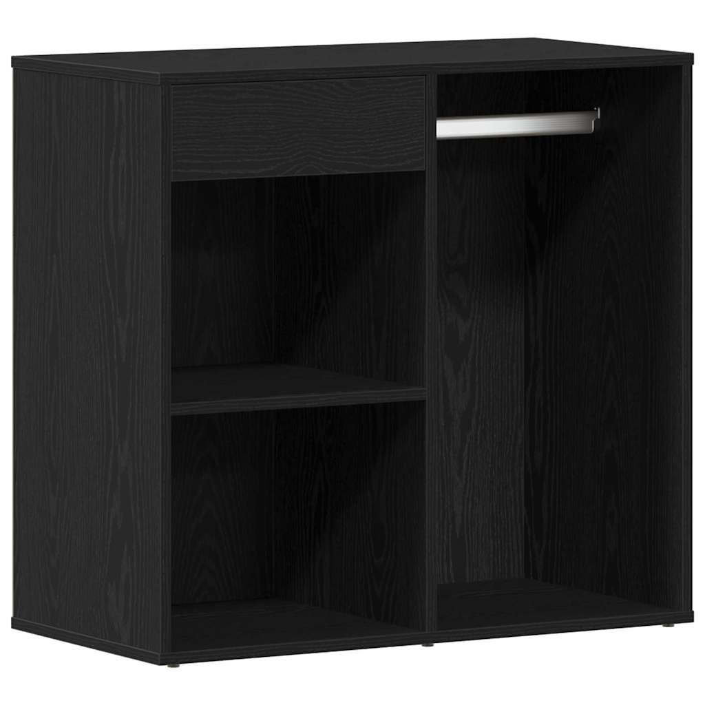 Table de maquillage LED Chêne noir 140 x 40 x 140 cm - XIOS