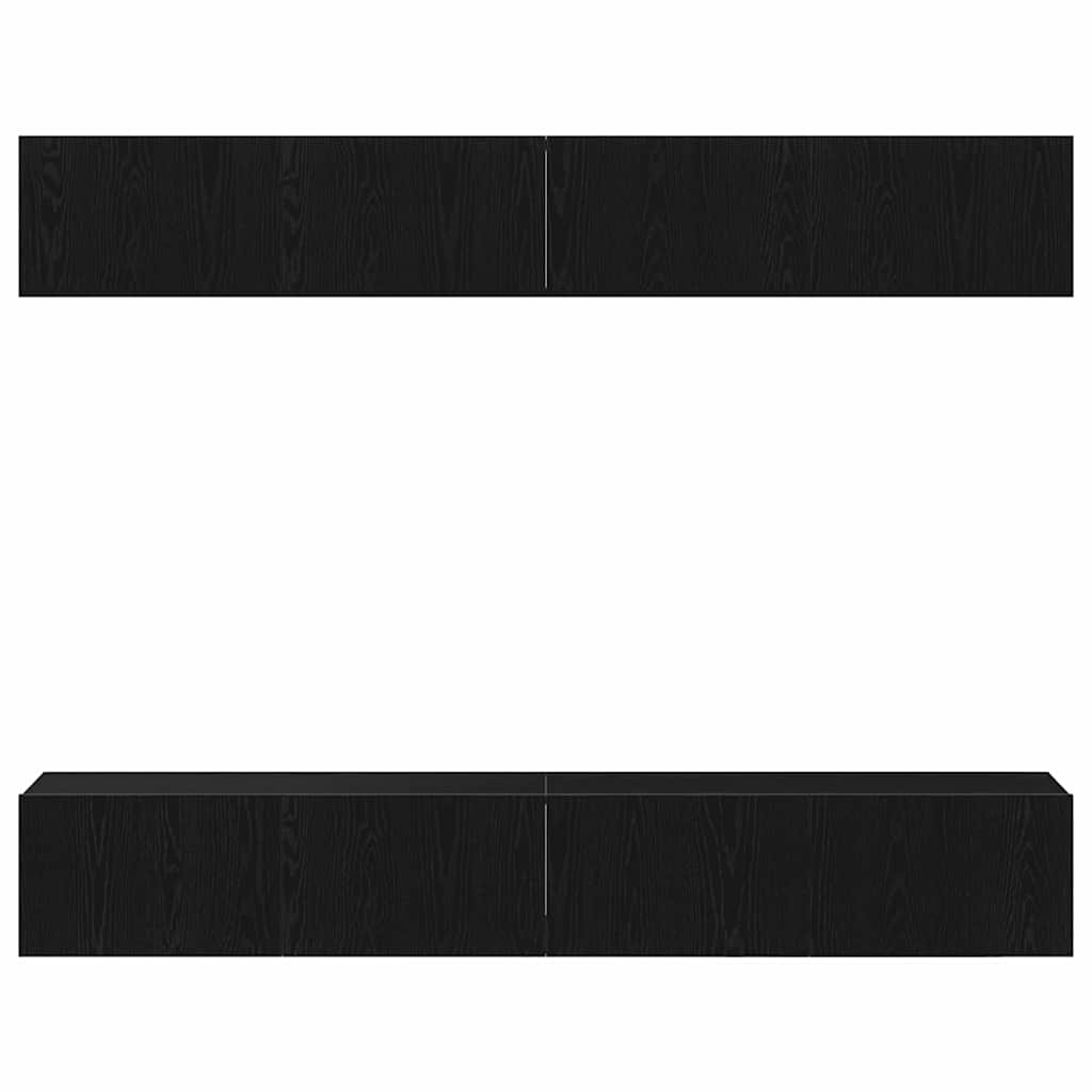 Ensemble meuble TV 4 pcs Chêne noir 100 x 30 x 30 cm - XIOS