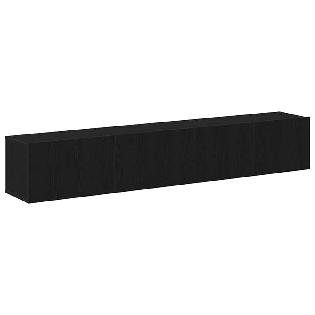 Ensemble meuble TV 2 pcs Chêne noir Bois d'ingénierie - XIOS