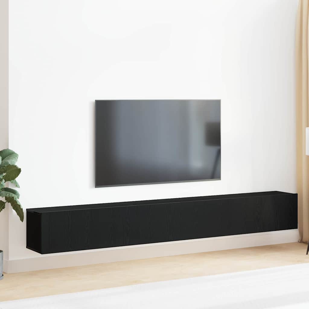 Ensemble meuble TV 3 pcs Chêne noir 80 x 30 x 30 cm - XIOS