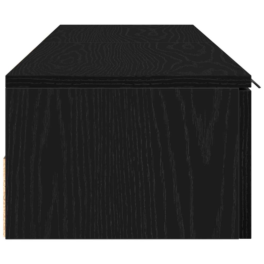 Meuble mural 2 pcs Chêne noir 68 x 30 x 20 cm Bois d'ingénierie - XIOS
