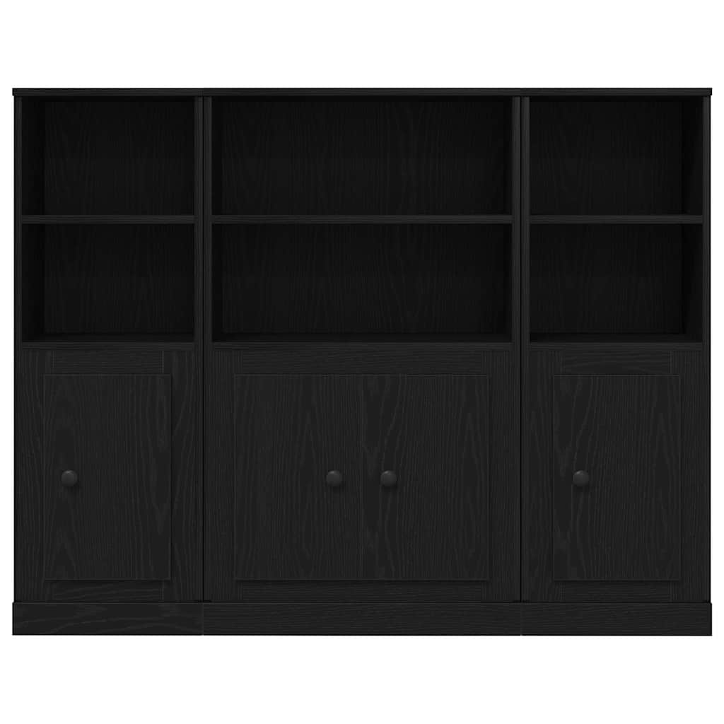 Highboard Chêne noir 132 x 35,5 x 103,5 cm Bois d'ingénierie - XIOS