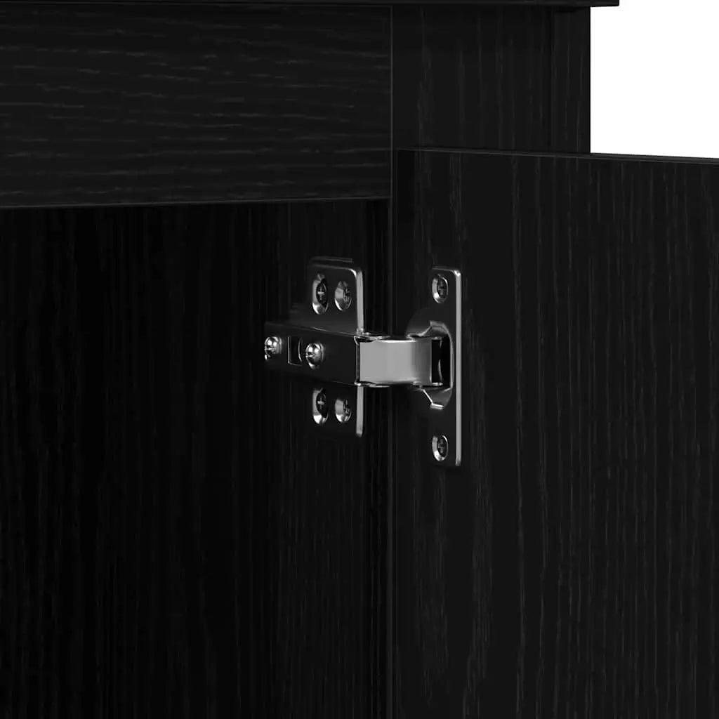Highboard Chêne noir 132 x 35,5 x 103,5 cm Bois d’ingénierie - XIOS