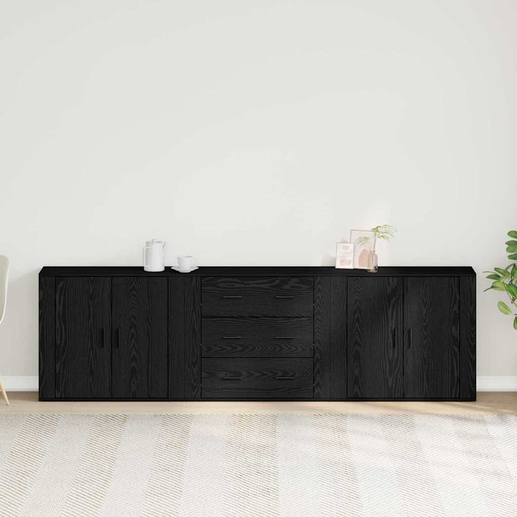 Buffet Chêne noir 240 x 33 x 70 cm Bois d'ingénierie - XIOS