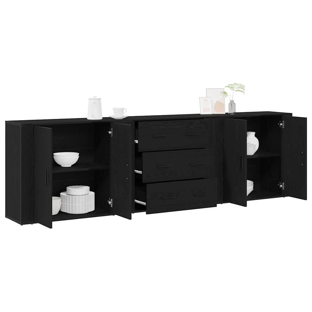 Buffet Chêne noir 240 x 33 x 70 cm Bois d'ingénierie - XIOS