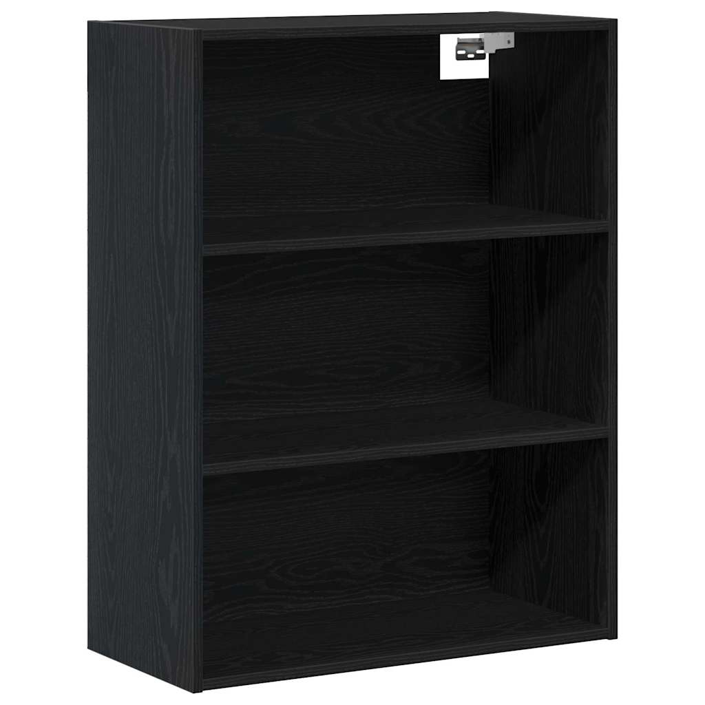 Haut Armoire Montage mural 2 pcs Chêne noir 70 x 34 x 180 cm - XIOS