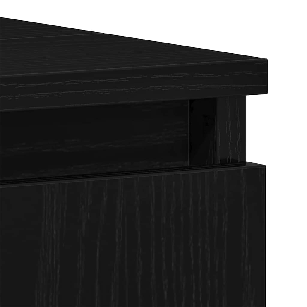 Ensemble de mobilier de salle de bain 3 pc Chêne noir