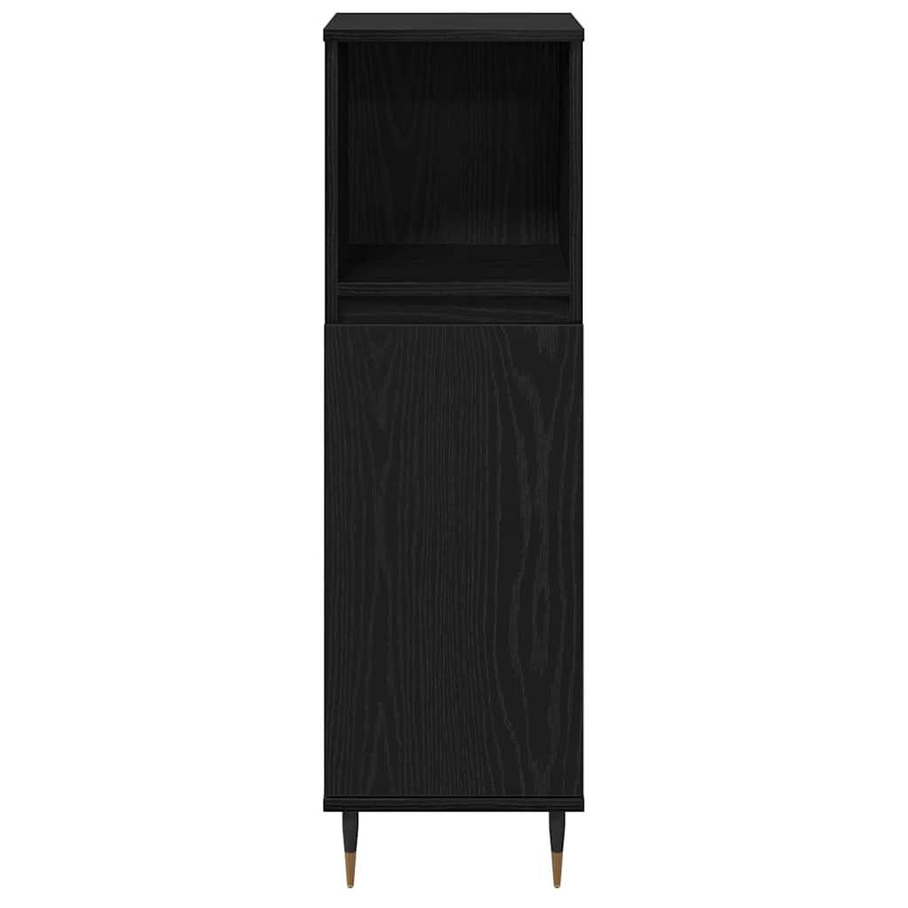 Ensemble de mobilier de salle de bain 3 pc Chêne noir