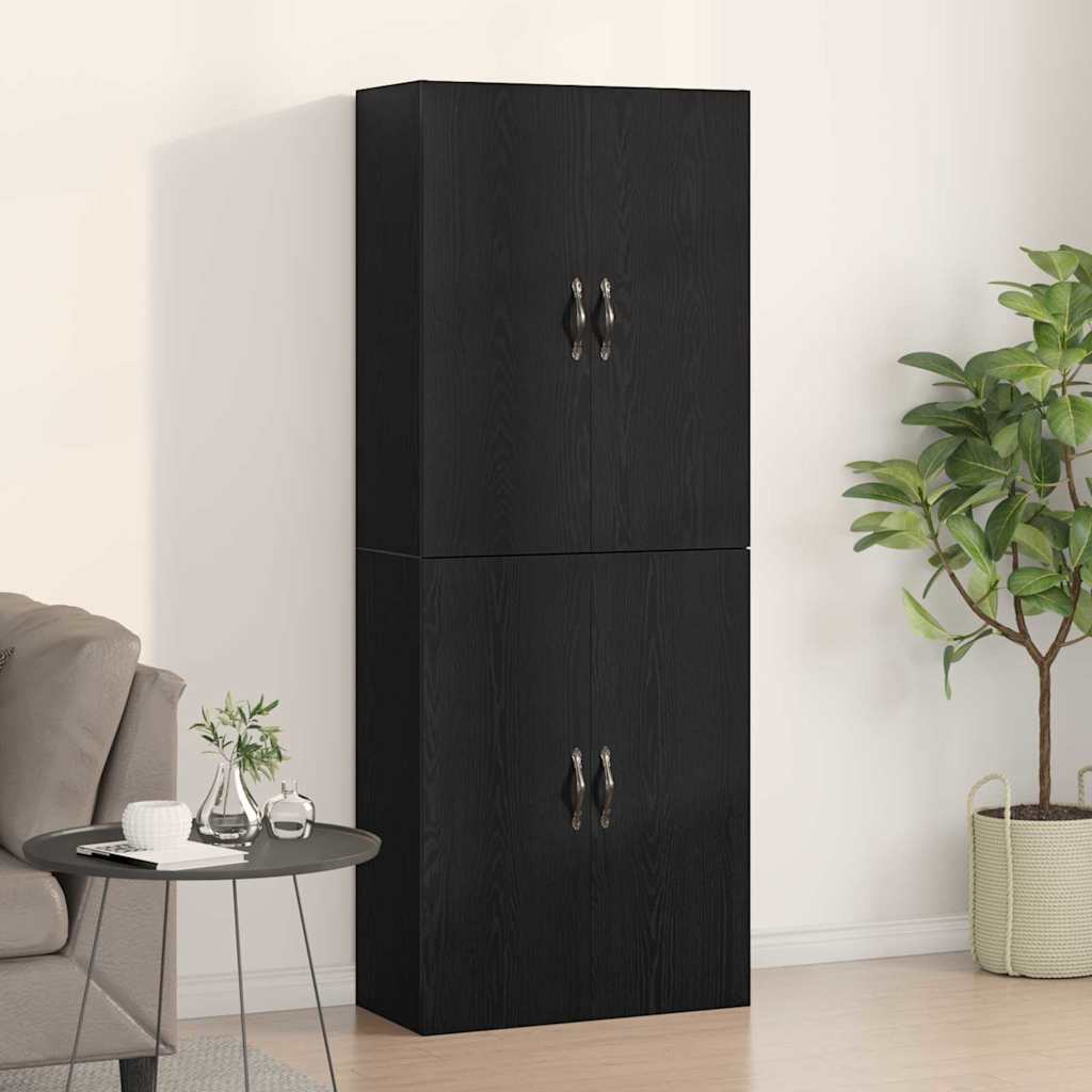 Meuble mural 2 pcs Chêne noir 69,5 x 34 x 90 cm - XIOS