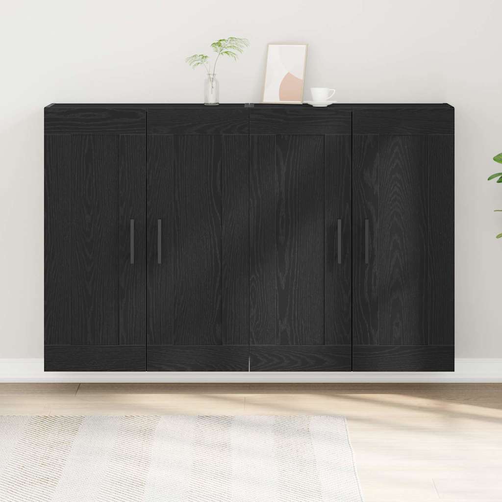 Meuble mural Montage mural 2 pcs Bois ancien 160 x 34 x 90 cm - XIOS
