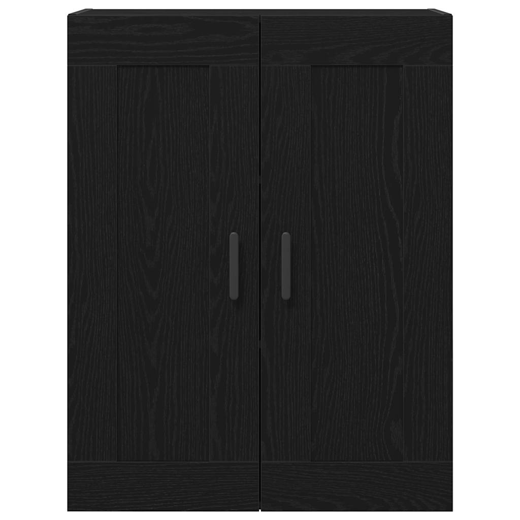 Haut Armoire Montage mural 2 pcs Chêne noir 69,5 x 34 x 180 cm - XIOS