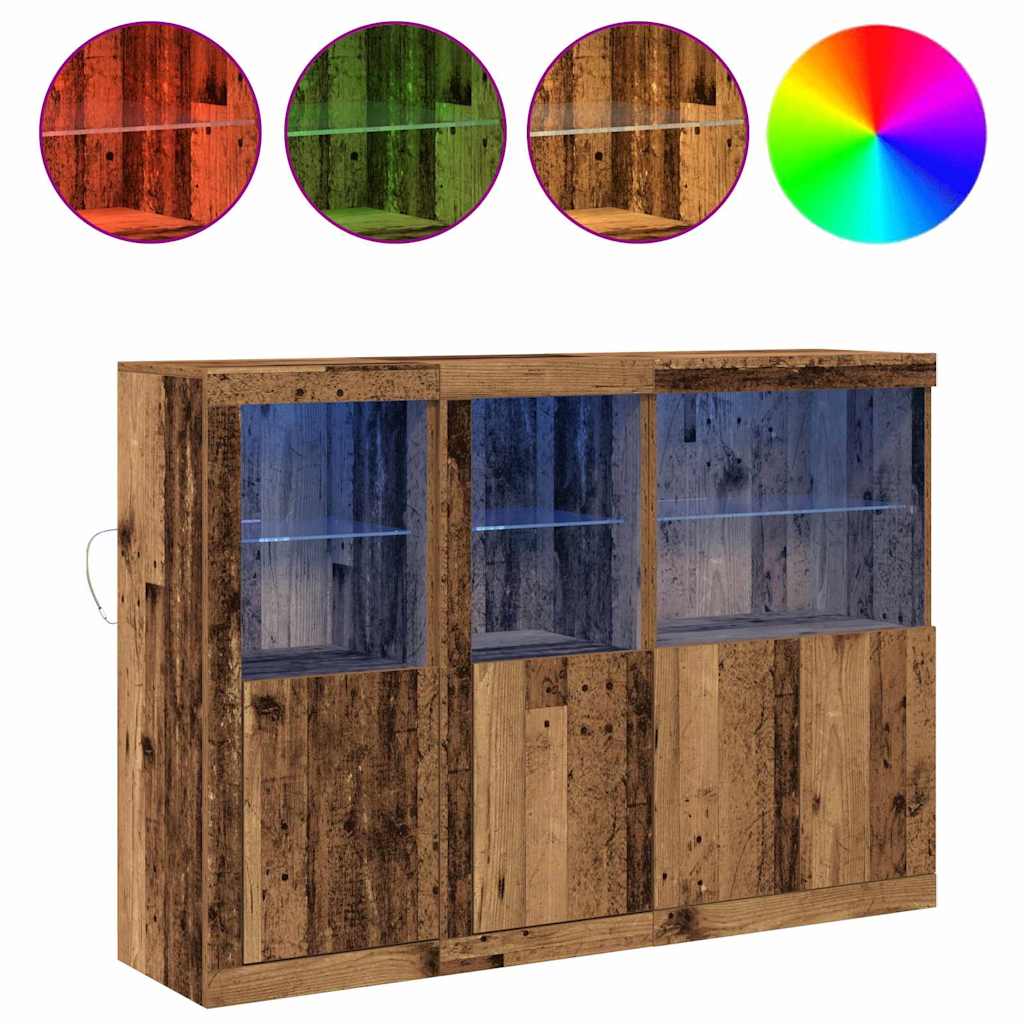 Buffet Bois ancien 142.5 x 37 x 100 cm Bois d'ingénierie - XIOS