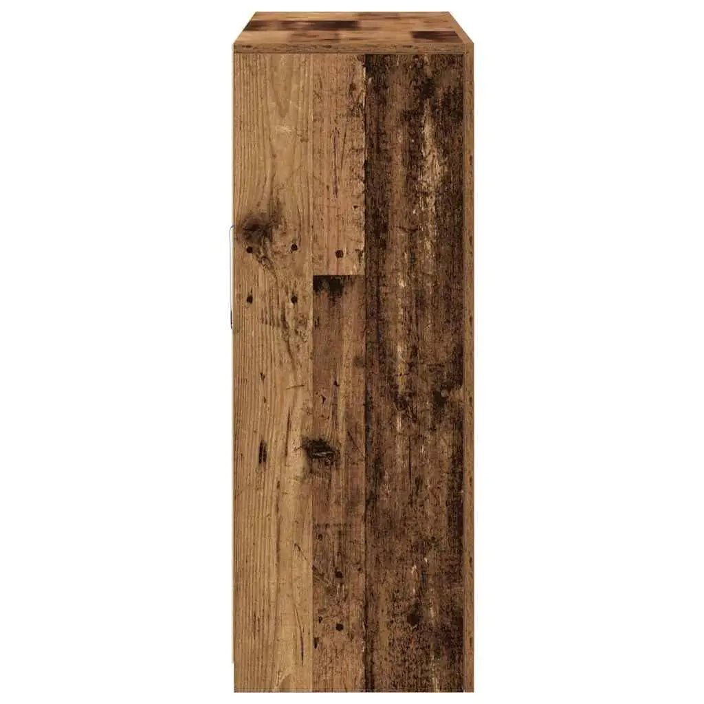 Buffet LED Bois ancien 163 x 37 x 100 cm Bois d’ingénierie - XIOS