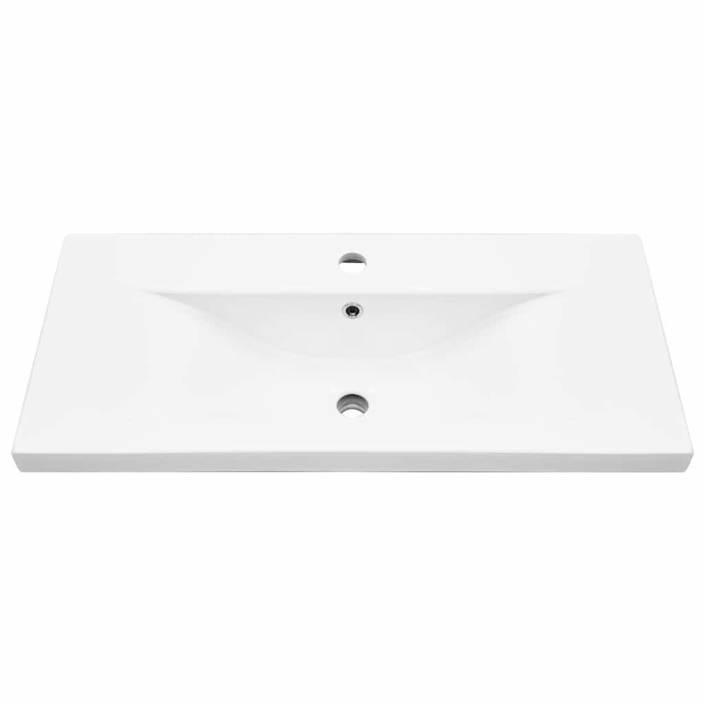 Meuble de Lavabo de Salle de Bain 2 pc Bois Ancien - XIOS