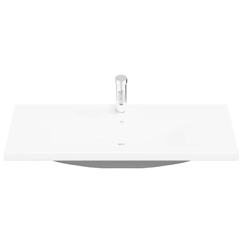 Meuble de Lavabo de Salle de Bain Chêne noir 100 x 39 x 62 cm - XIOS