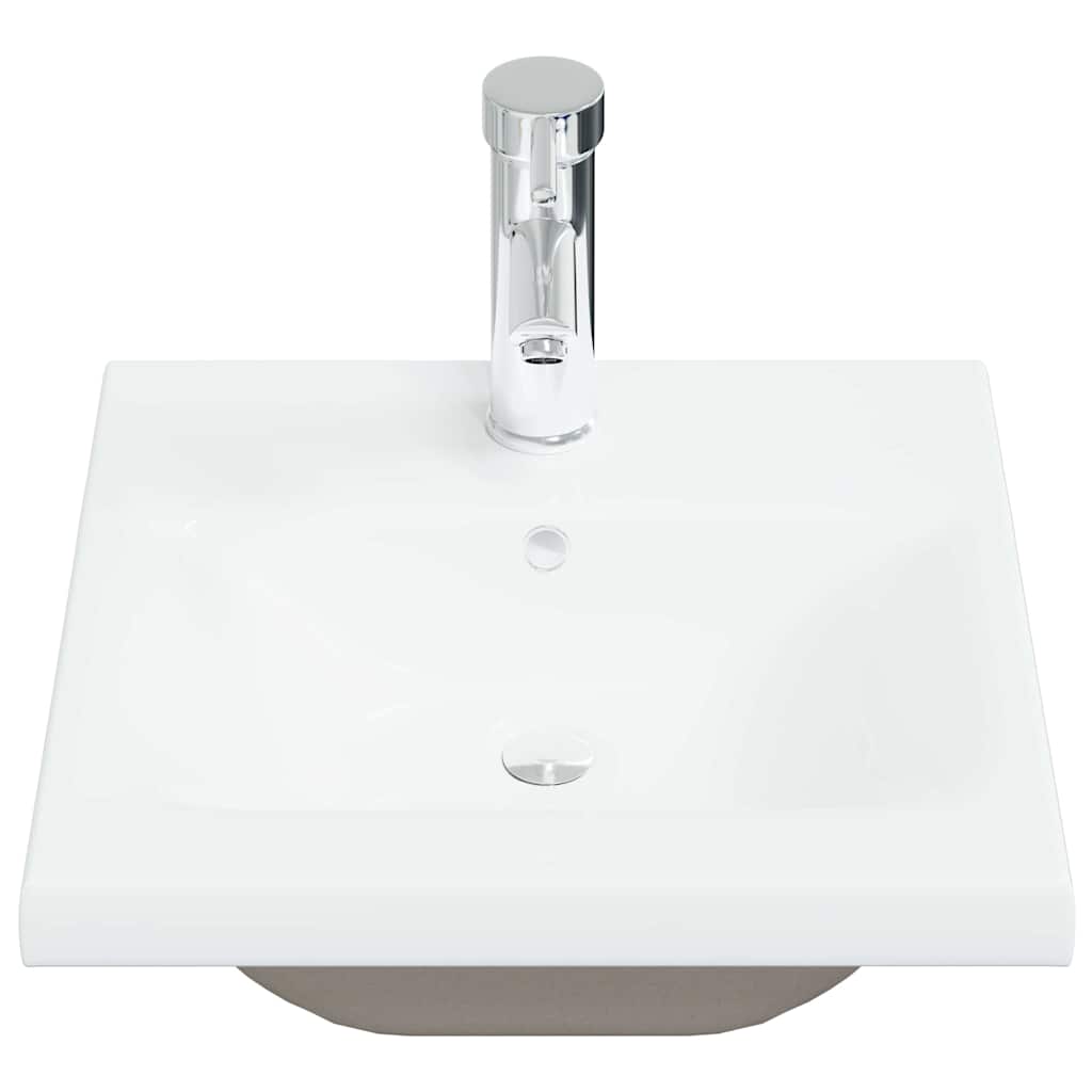 Meuble de Lavabo de Salle de Bain Chêne noir 41 x 39 x 62 cm - XIOS