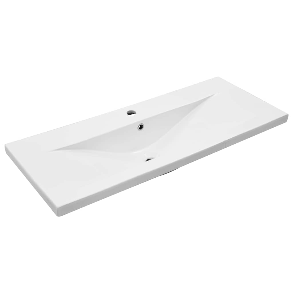 Meuble de Lavabo de Salle de Bain Chêne noir 100 x 39 x 62 cm - XIOS