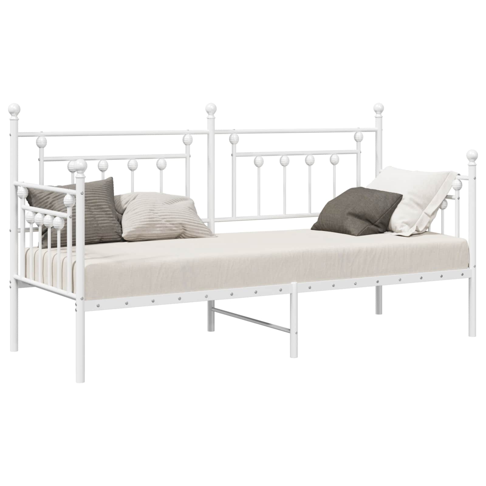 Cadre de lit de jour Blanc 80 x 200 cm Acier - XIOS