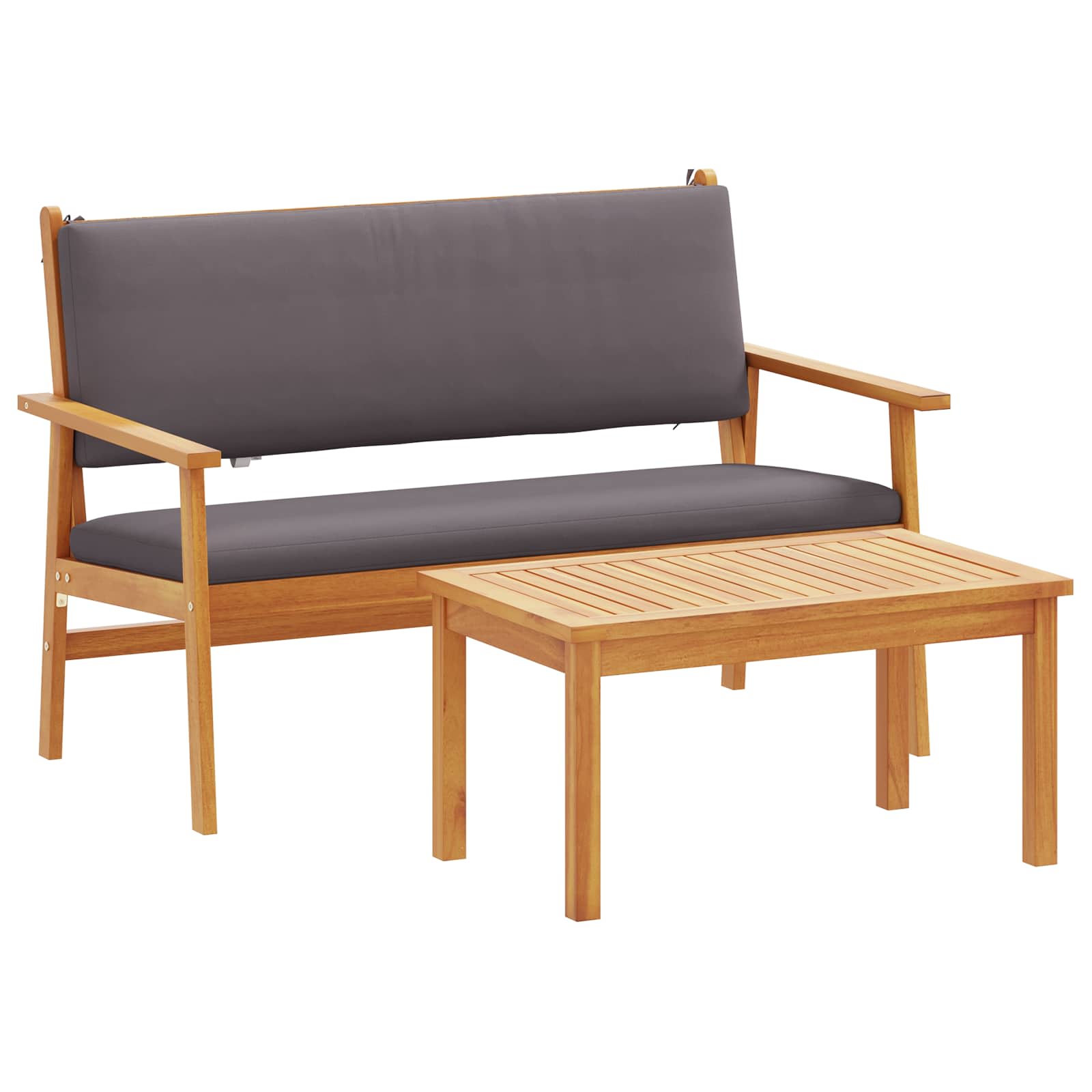 Ensemble de canapé de jardin avec coussin 2 pcs Anthracite - XIOS