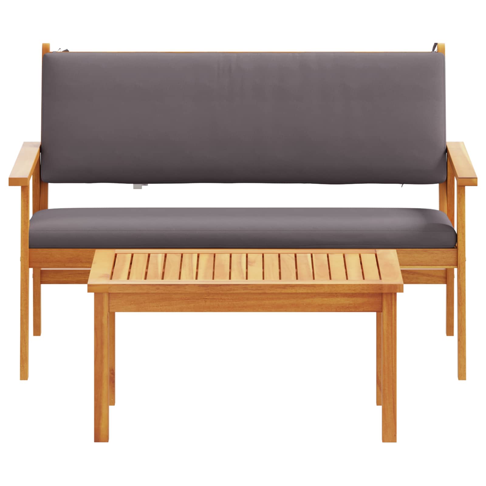 Ensemble de canapé de jardin avec coussin 2 pcs Anthracite - XIOS