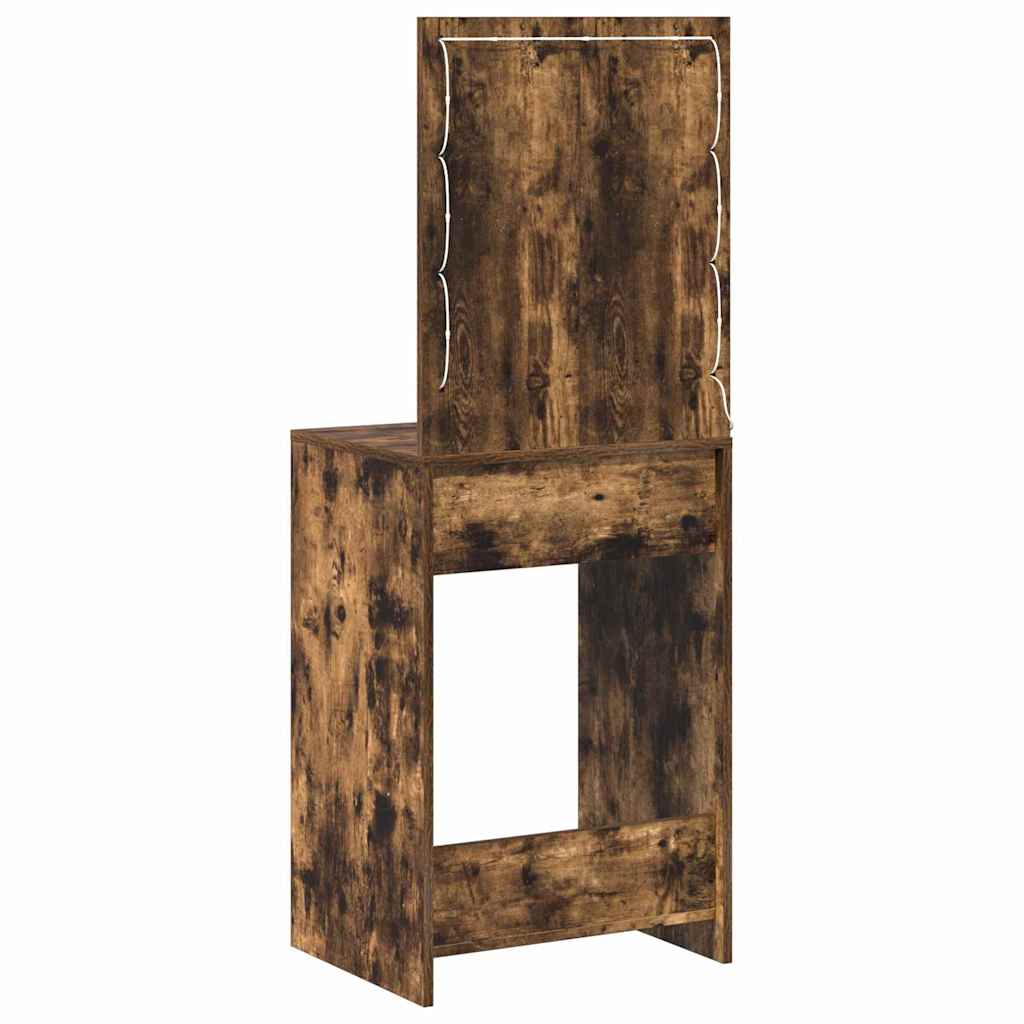 Coiffeuse Chêne fumé 50 x 41 x 135 cm Bois d'ingénierie - XIOS
