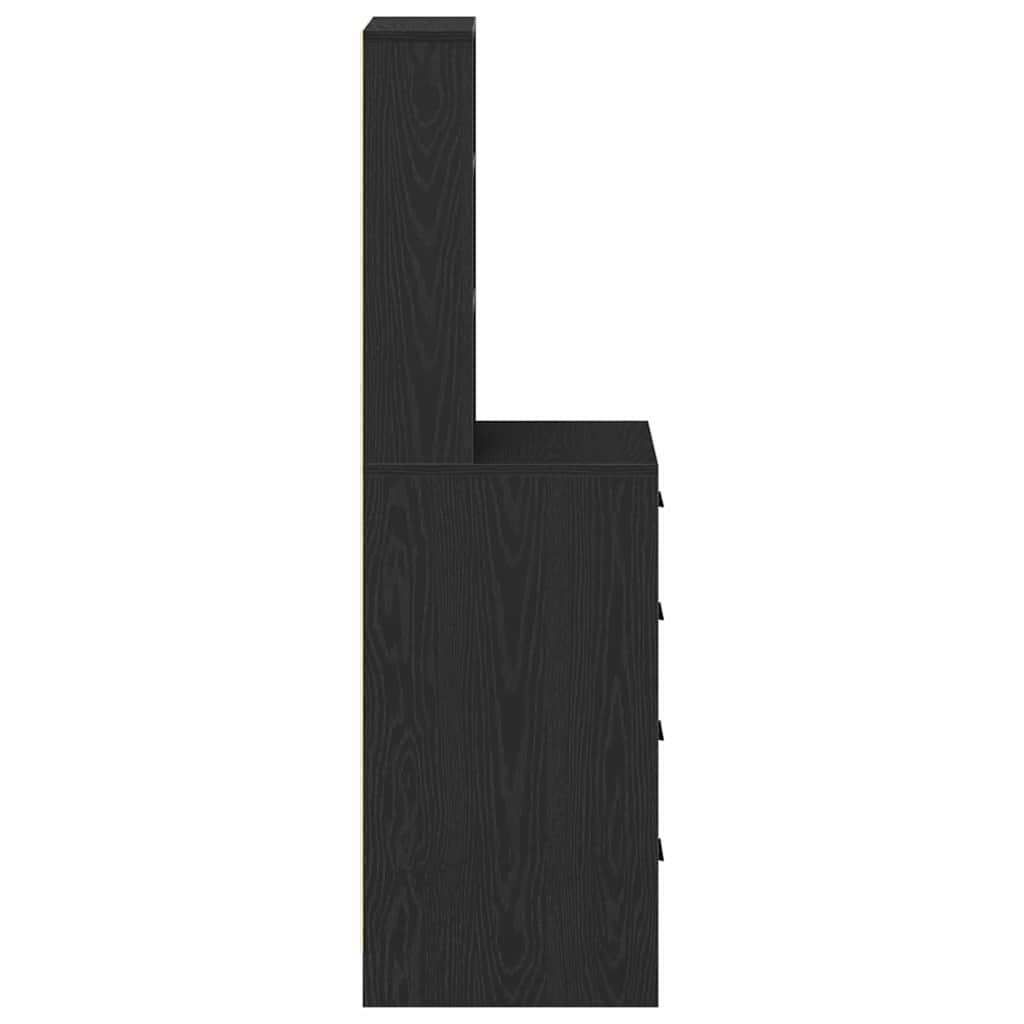 Haut Armoire Chêne noir 40 x 41 x 135 cm Bois d'ingénierie - XIOS